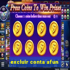 excluir conta afun